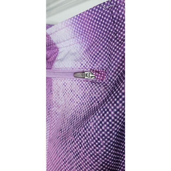 Nike Dri Fit Running Shorts Women XS Purple Elastic Waist Brief Lined Zip Pocket - Picture 8 of 10